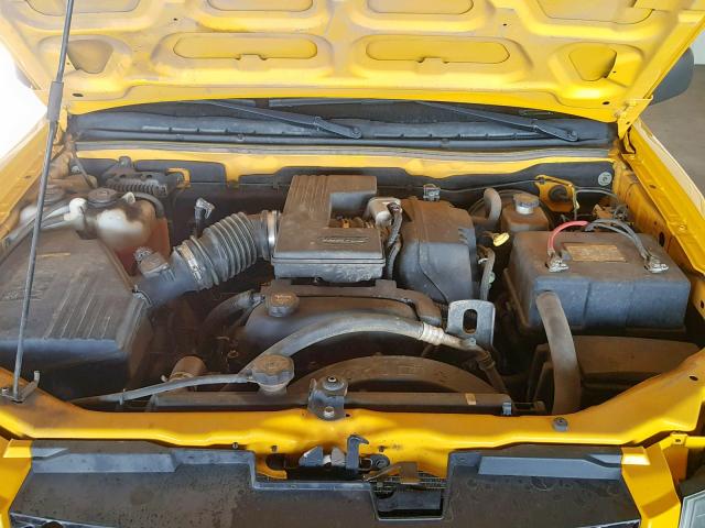 1GCDT136268235203 - 2006 CHEVROLET COLORADO YELLOW photo 7