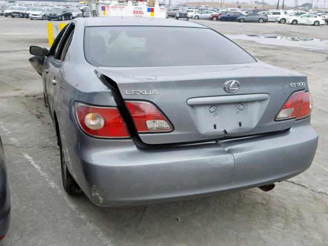 JTHBF30G720027509 - 2002 LEXUS ES 300 GRAY photo 3