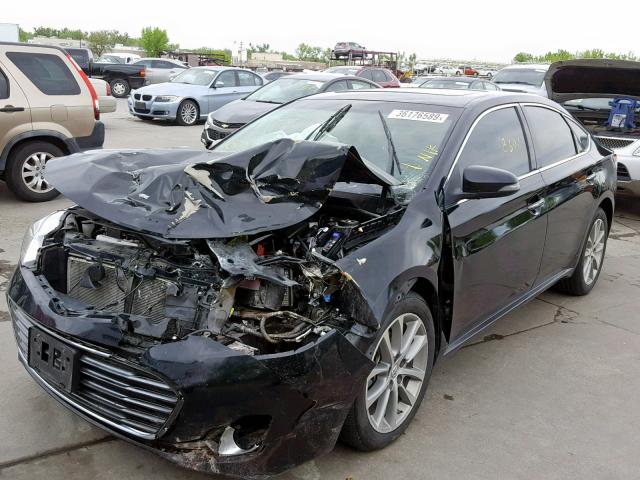 4T1BK1EB6FU135967 - 2015 TOYOTA AVALON XLE BLACK photo 2
