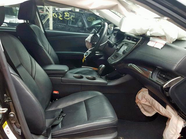 4T1BK1EB6FU135967 - 2015 TOYOTA AVALON XLE BLACK photo 5