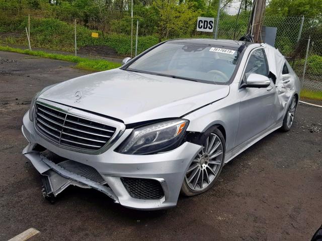 WDDUG8CB4GA217280 - 2016 MERCEDES-BENZ S 550 SILVER photo 2