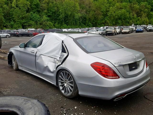 WDDUG8CB4GA217280 - 2016 MERCEDES-BENZ S 550 SILVER photo 3