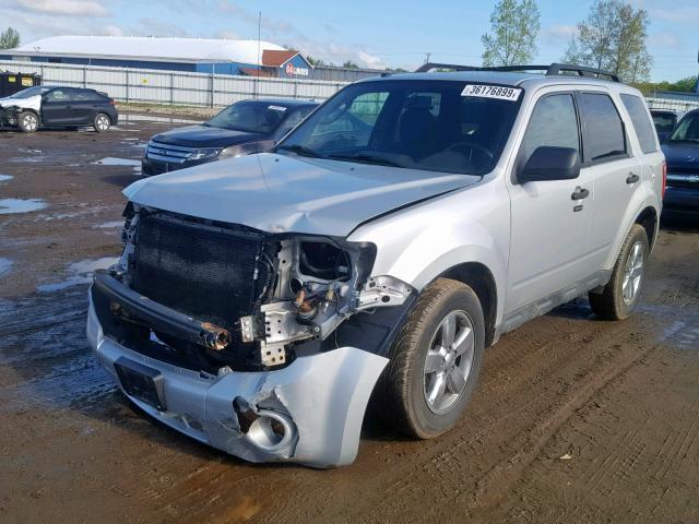 1FMCU93G29KA43220 - 2009 FORD ESCAPE XLT SILVER photo 2