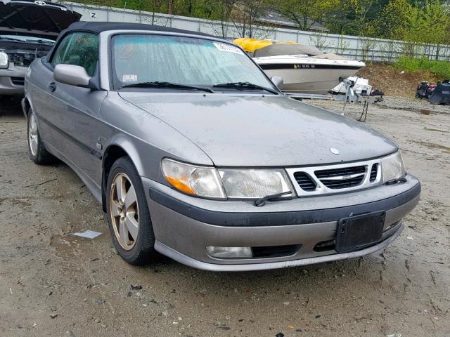 YS3DF78K927004565 - 2002 SAAB 9-3 SE GRAY photo 1