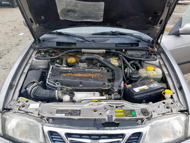 YS3DF78K927004565 - 2002 SAAB 9-3 SE GRAY photo 7