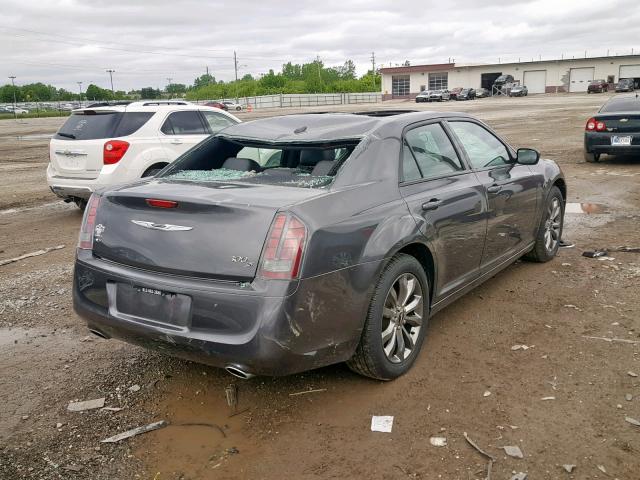 2C3CCAGG7EH273599 - 2014 CHRYSLER 300 S GRAY photo 4