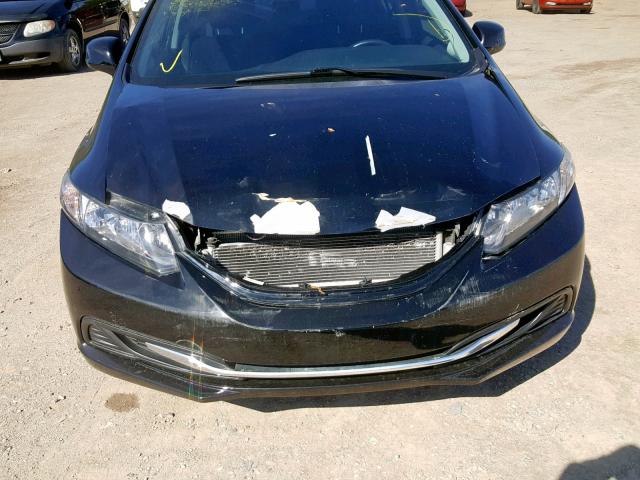 2HGFB2F57DH108203 - 2013 HONDA CIVIC LX BLACK photo 9