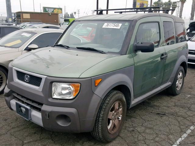 5J6YH28625L006303 - 2005 HONDA ELEMENT EX GRAY photo 2