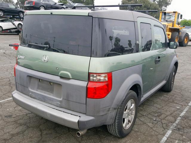 5J6YH28625L006303 - 2005 HONDA ELEMENT EX GRAY photo 4