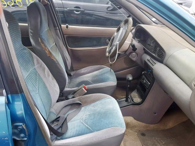 KNJLT06H2S6138749 - 1995 FORD ASPIRE GREEN photo 5