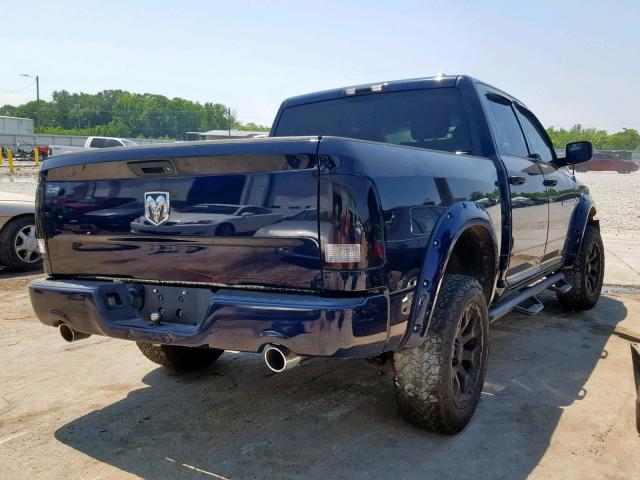 1C6RD6KT6CS182146 - 2012 DODGE RAM 1500 S BLUE photo 4