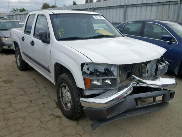 1GCCS13E378152807 - 2007 CHEVROLET COLORADO WHITE photo 1