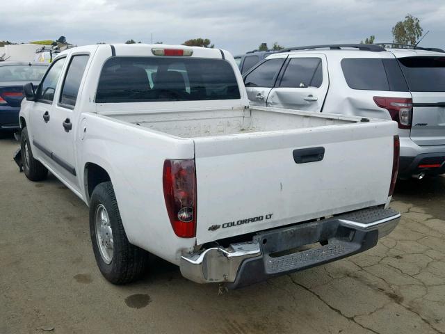 1GCCS13E378152807 - 2007 CHEVROLET COLORADO WHITE photo 3