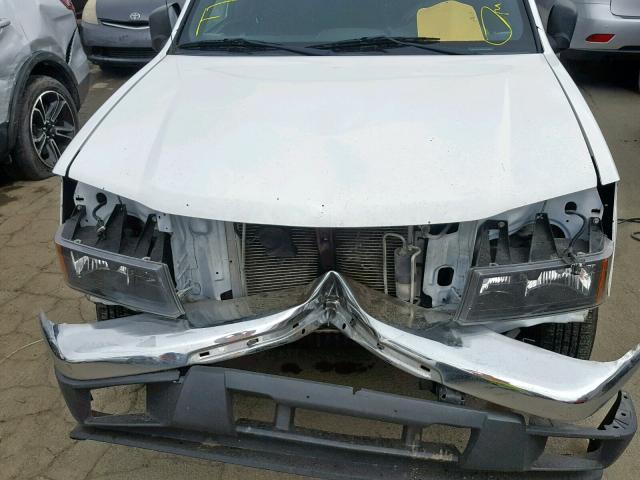 1GCCS13E378152807 - 2007 CHEVROLET COLORADO WHITE photo 7