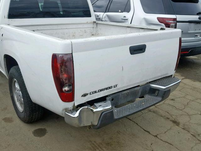 1GCCS13E378152807 - 2007 CHEVROLET COLORADO WHITE photo 9