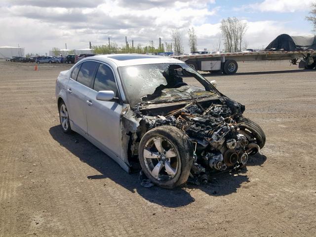 WBANA53525B864192 - 2005 BMW 525 I SILVER photo 1