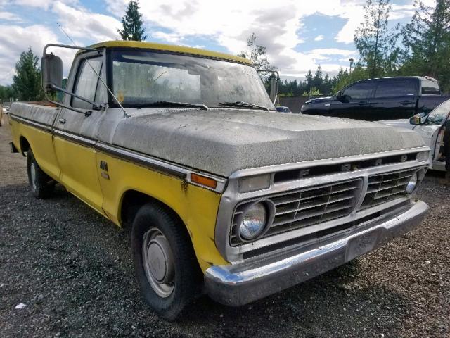 F10HRR65776 - 1972 FORD PICKUP YELLOW photo 1