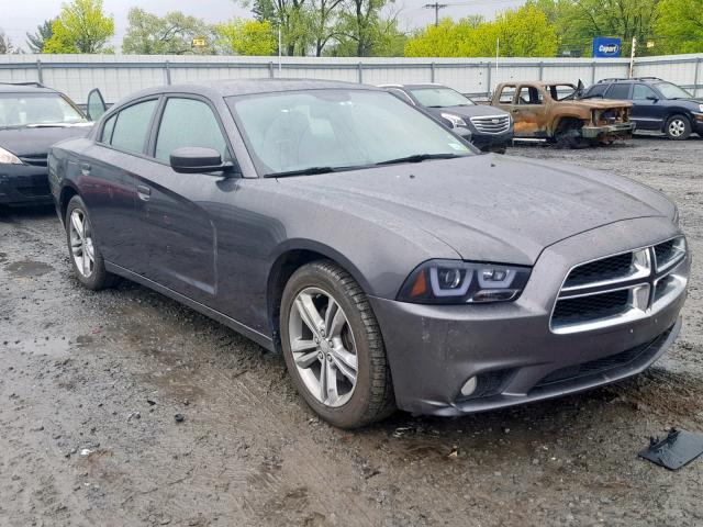 2C3CDXJG2DH678759 - 2013 DODGE CHARGER SX GRAY photo 1