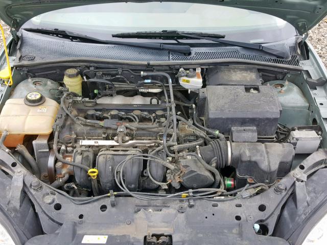 1FAFP34N35W303877 - 2005 FORD FOCUS GREEN photo 7