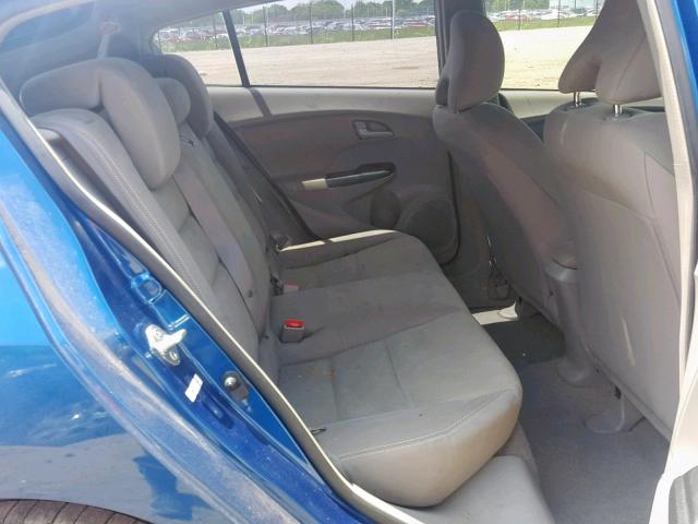 JHMZE2H51ES001625 - 2014 HONDA INSIGHT LX BLUE photo 6