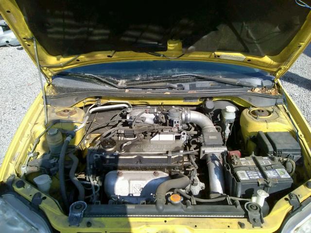 JA3AJ86E83U115718 - 2003 MITSUBISHI LANCER OZ YELLOW photo 7