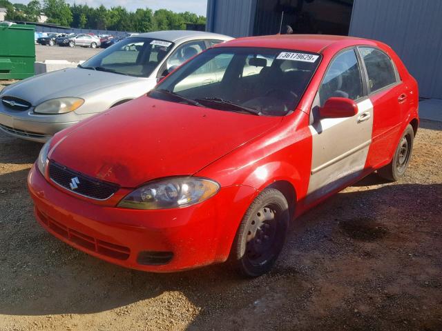 KL5JD66Z08K963388 - 2008 SUZUKI RENO BASE RED photo 2