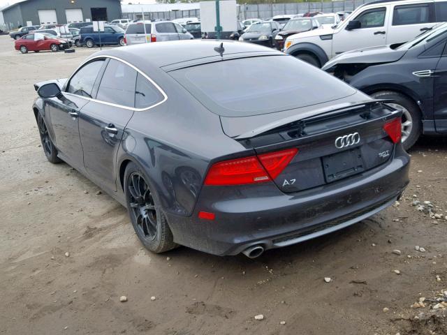 WAUSGAFC6CN001301 - 2012 AUDI A7 PRESTIG GRAY photo 3