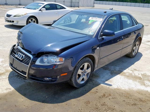 WAUAF68E45A473923 - 2005 AUDI A4 2.0T BLUE photo 2