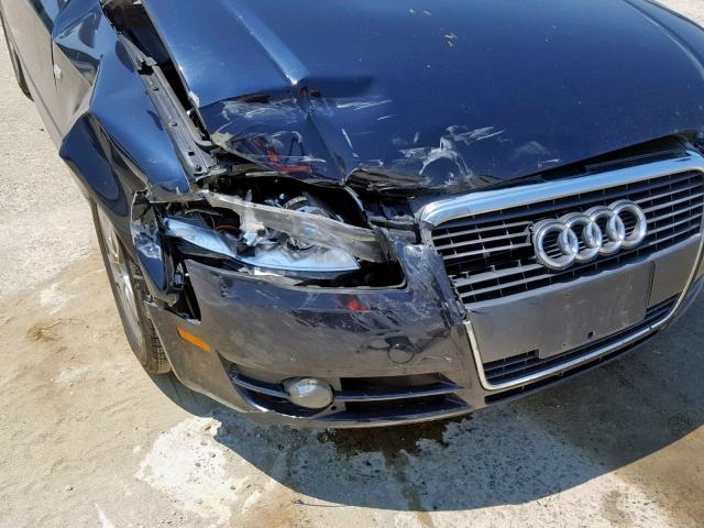 WAUAF68E45A473923 - 2005 AUDI A4 2.0T BLUE photo 9