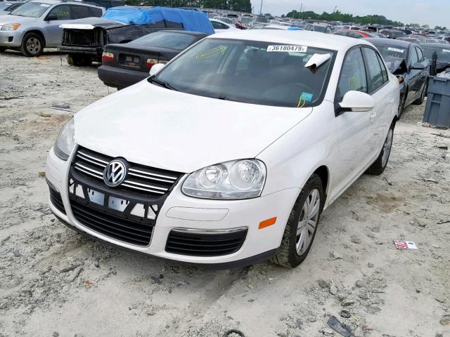 3VWJX7AJ4AM085100 - 2010 VOLKSWAGEN JETTA S WHITE photo 2