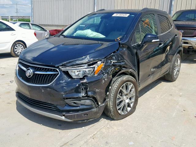 KL4CJ2SB0JB629763 - 2018 BUICK ENCORE SPO BLACK photo 2