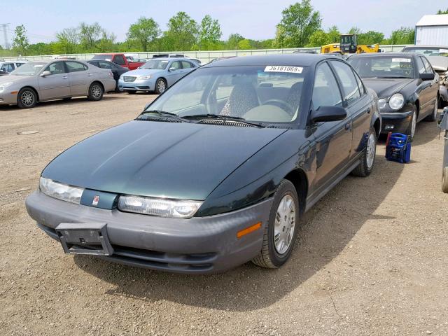 1G8ZH5281TZ225537 - 1996 SATURN SL1 GREEN photo 2