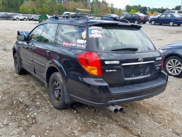 4S4BP86C154351726 - 2005 SUBARU LEGACY OUT BLACK photo 3