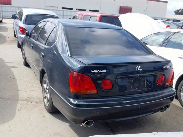 JT8BD69S710150837 - 2001 LEXUS GS 300 BLACK photo 3