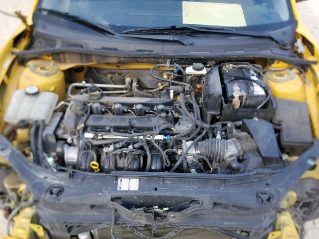 JM1BK123941196729 - 2004 MAZDA 3 S YELLOW photo 7