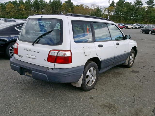 JF1SF63531H764841 - 2001 SUBARU FORESTER L WHITE photo 4