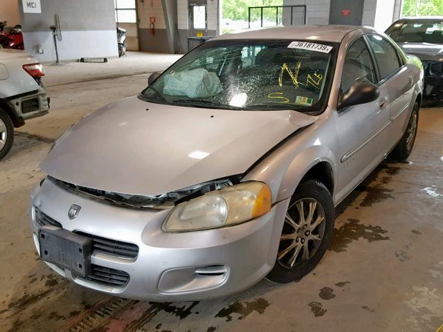 1B3EJ46X71N588404 - 2001 DODGE STRATUS SE SILVER photo 2