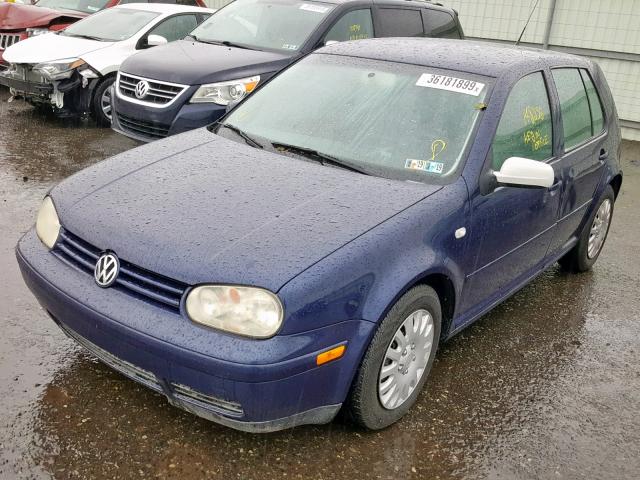 9BWFL61J664008719 - 2006 VOLKSWAGEN GOLF GL BLUE photo 2