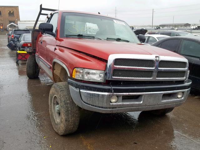 1B7KF2366XJ585870 - 1999 DODGE RAM 2500 BURGUNDY photo 1