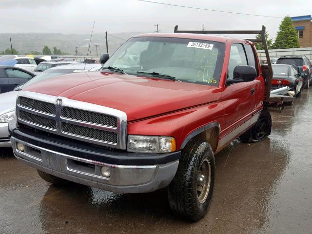 1B7KF2366XJ585870 - 1999 DODGE RAM 2500 BURGUNDY photo 2