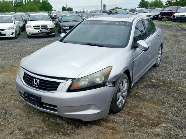 1HGCP268X8A803309 - 2008 HONDA ACCORD EXL SILVER photo 2