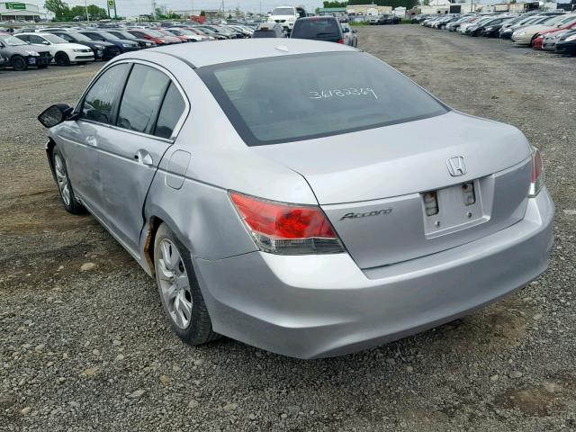 1HGCP268X8A803309 - 2008 HONDA ACCORD EXL SILVER photo 3