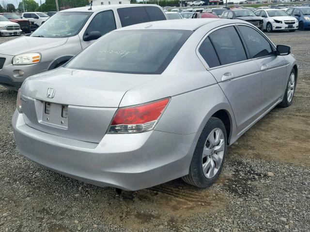 1HGCP268X8A803309 - 2008 HONDA ACCORD EXL SILVER photo 4