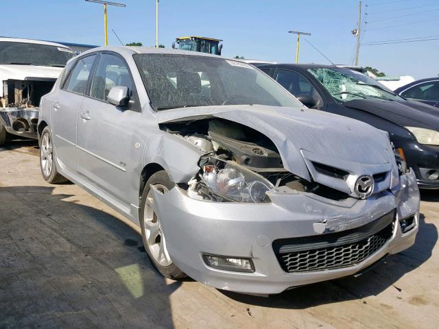 JM1BK344581790094 - 2008 MAZDA 3 HATCHBAC SILVER photo 1