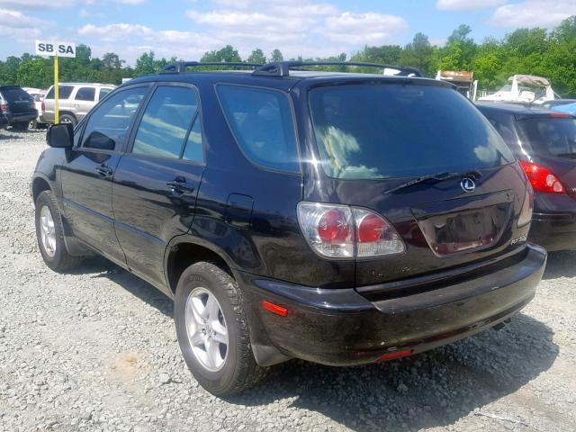 JTJGF10U710117014 - 2001 LEXUS RX 300 BLACK photo 3