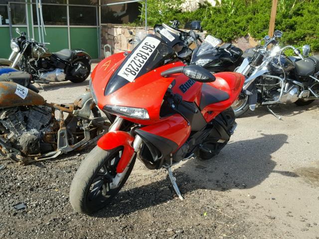 4MZHL04D293B01543 - 2009 BUELL 1125 R RED photo 2