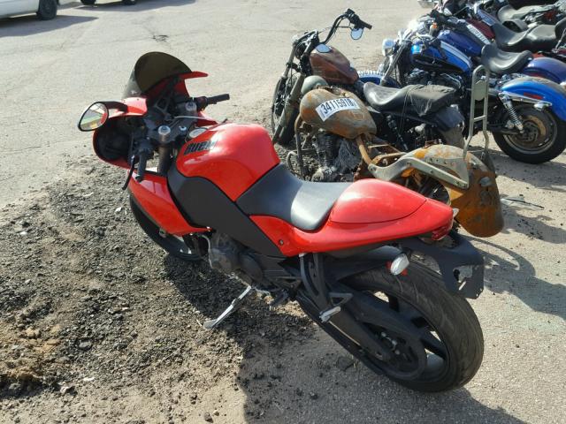 4MZHL04D293B01543 - 2009 BUELL 1125 R RED photo 3