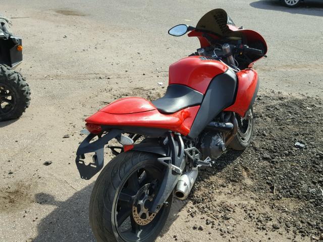 4MZHL04D293B01543 - 2009 BUELL 1125 R RED photo 4