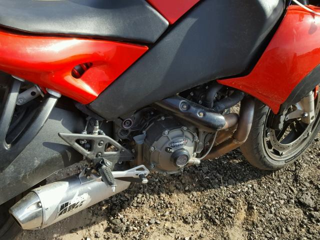 4MZHL04D293B01543 - 2009 BUELL 1125 R RED photo 7