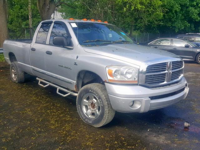 1D7KS28C86J139069 - 2006 DODGE RAM 2500 S SILVER photo 1